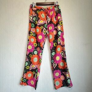 Vera Bradley Women's Pajama Bottoms Sz M 100% All Natural Cotton